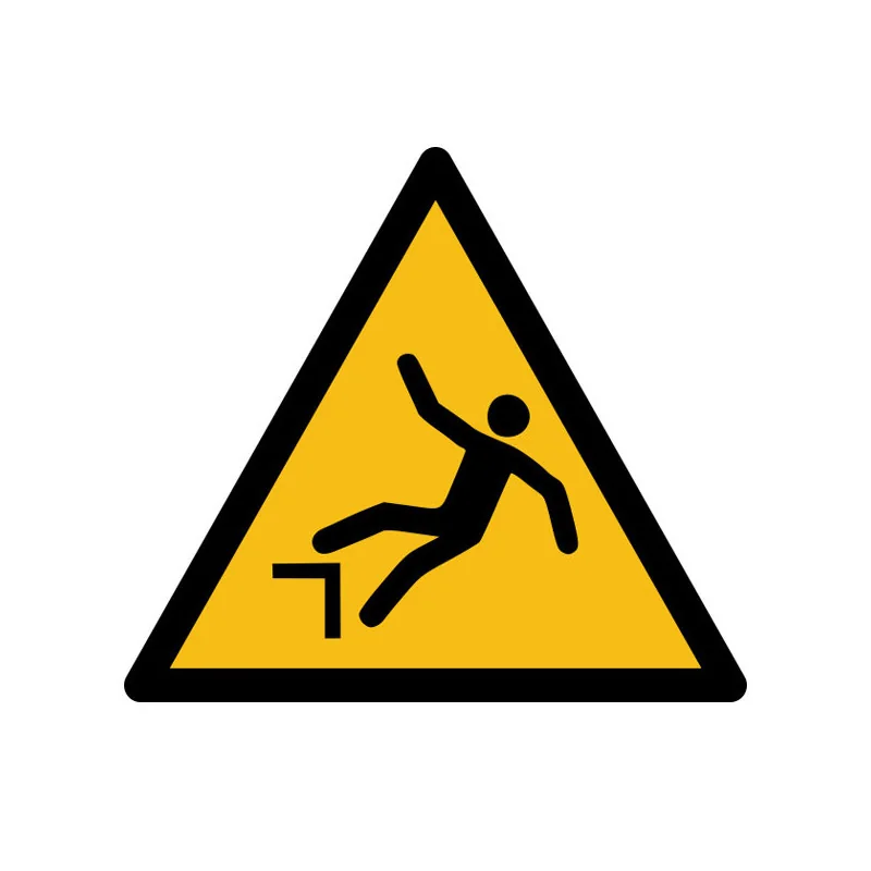 Pictogramme danger Chute