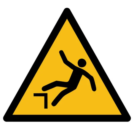 Pictogramme danger Chute