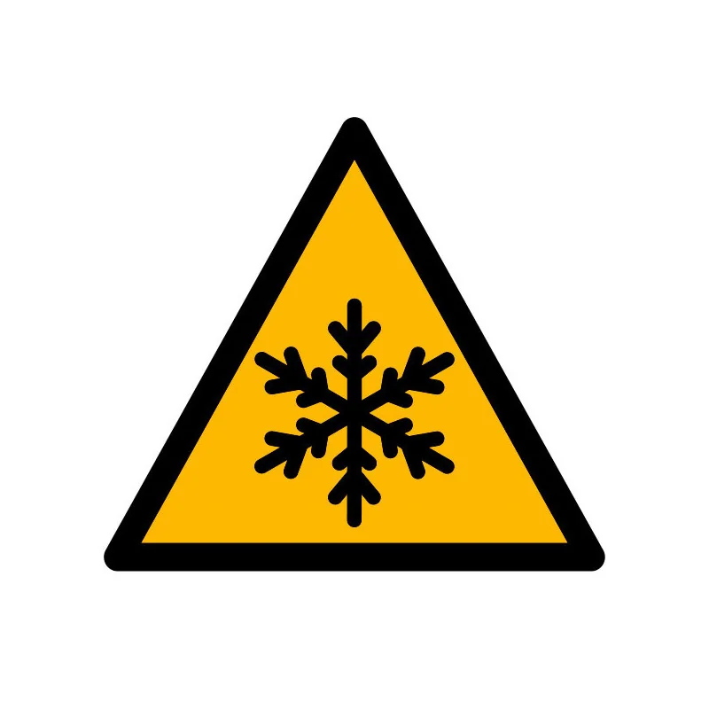 Pictogramme danger Froid et gel