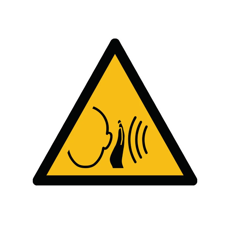Pictogramme danger Bruit fort soudain