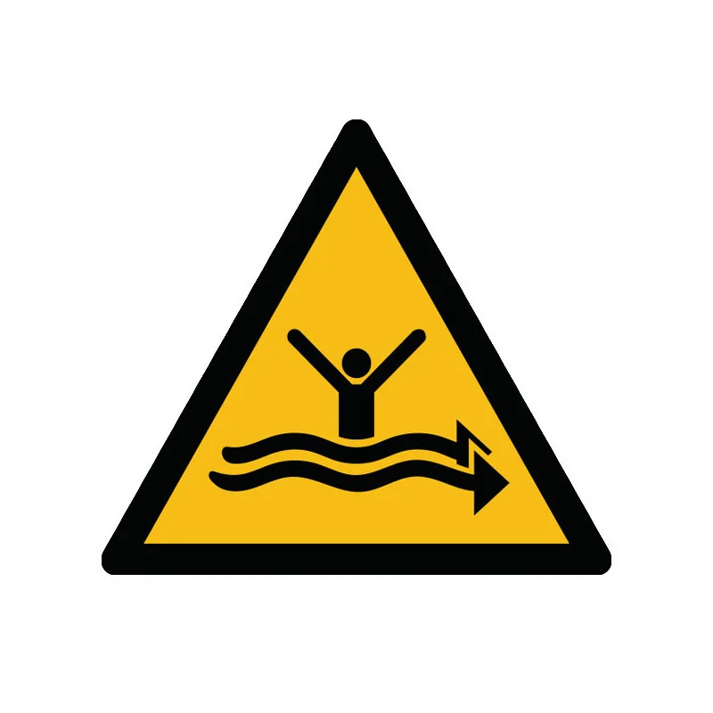 Pictogramme danger Courants violents