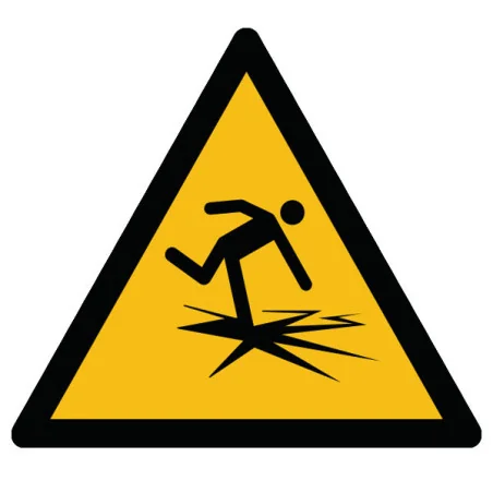 Pictogramme danger Fine couche de glace