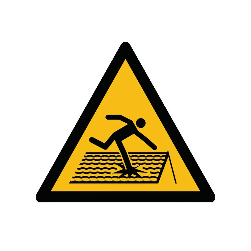 Pictogramme danger Sol fragile
