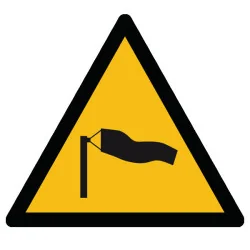 Pictogramme danger Vents violents