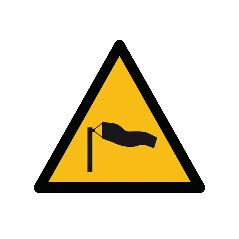 Pictogramme danger Vents violents