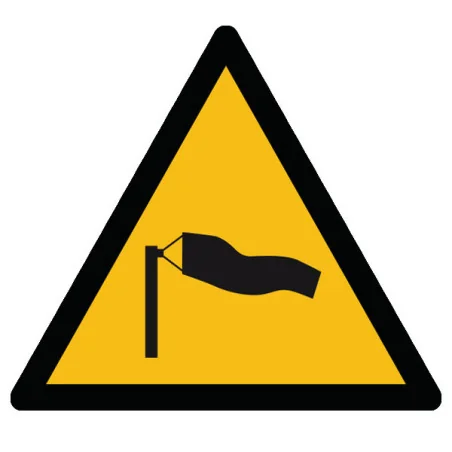 Pictogramme danger Vents violents