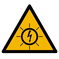 Pictogramme danger Panneau Production photovoltaïque