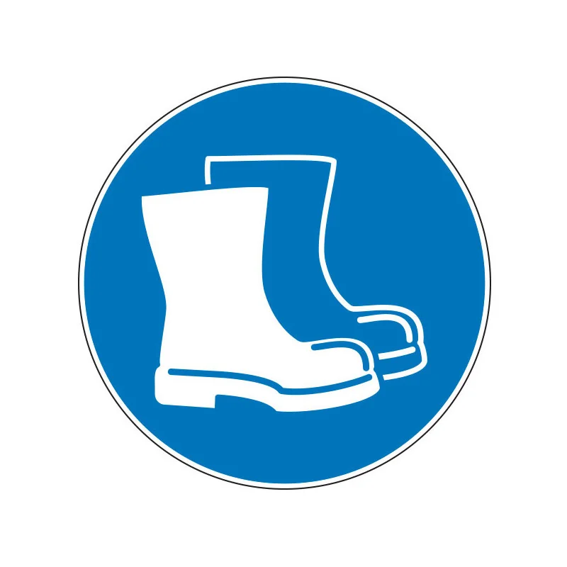 Pictogramme obligation Bottes