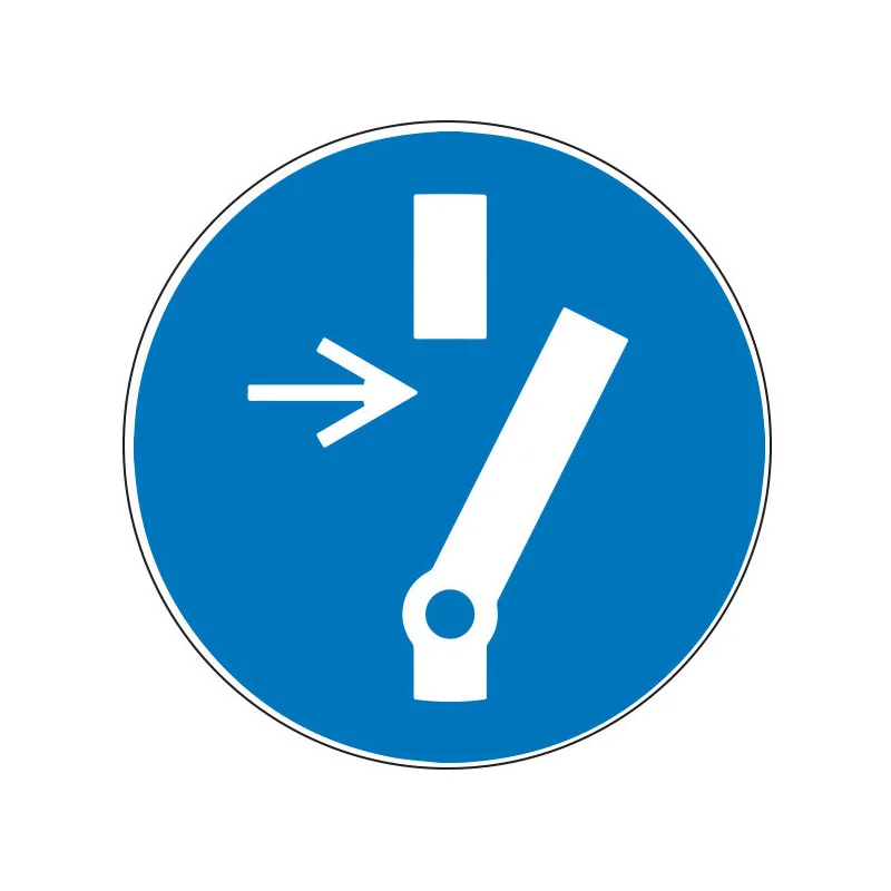 Pictogramme obligation Débrancher avant d'effectuer une maintenance ou une réparation