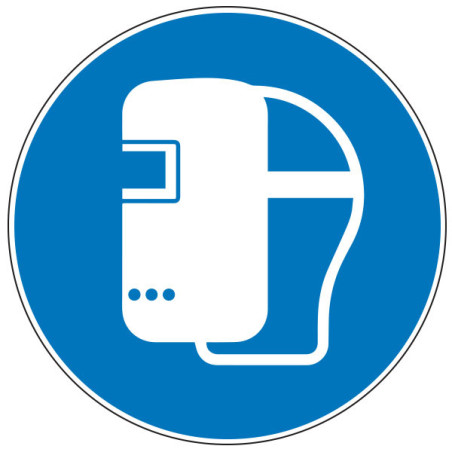 Pictogramme obligation Masque de soudage