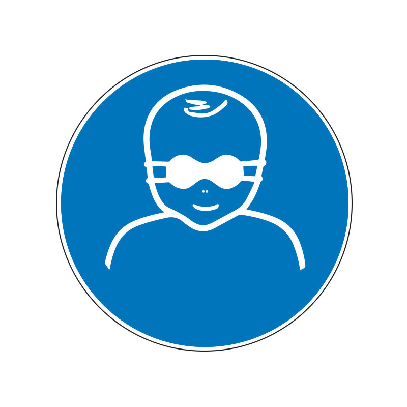 Pictogramme obligation Lunettes de protection opaques pour enfant