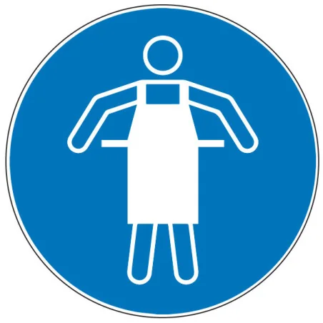 Pictogramme obligation Tablier de protection