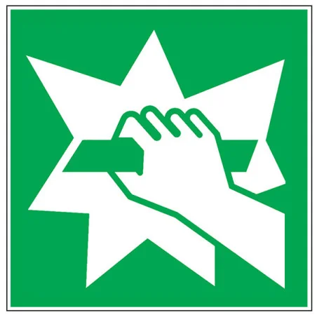 Pictogramme de secours Casser pour obtenir l'accès
