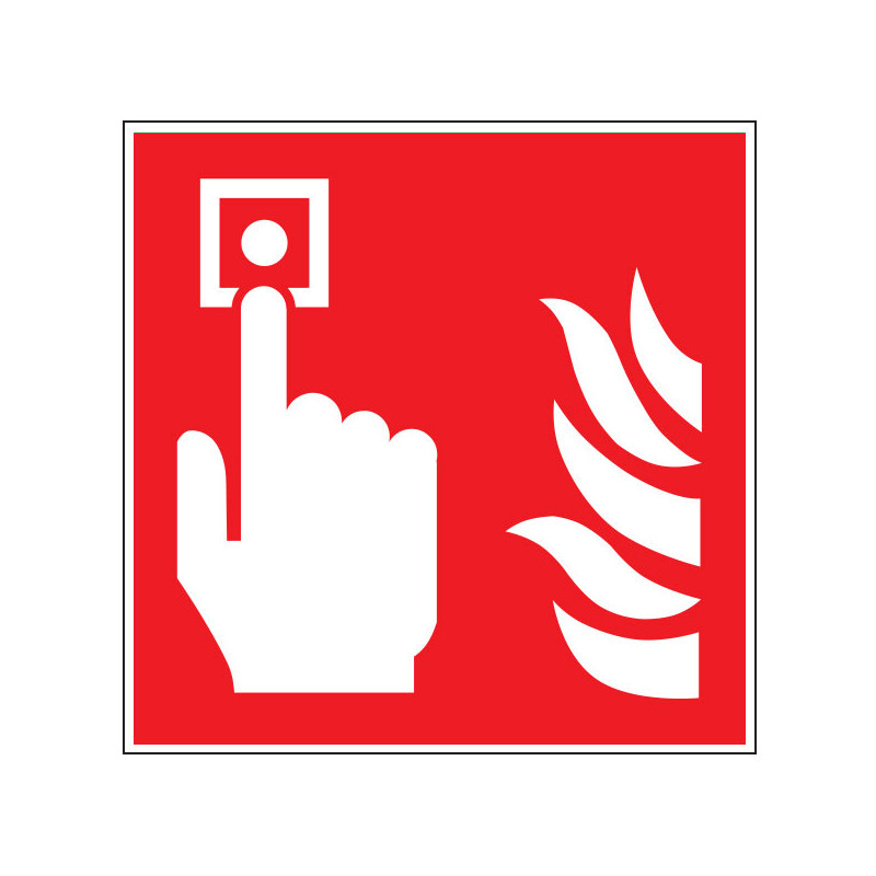 Pictogramme incendie  Alarme incendie