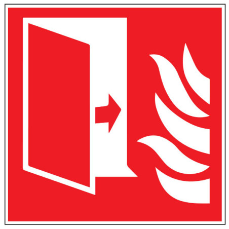 Pictogramme incendie  Porte coupe feu