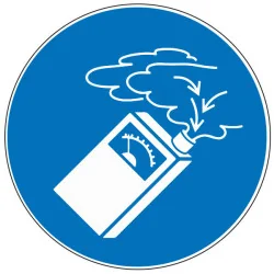 Pictogramme obligation Détecteur de gaz obligatoire