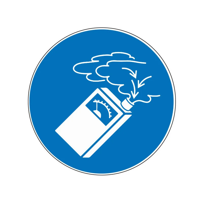 Pictogramme obligation Détecteur de gaz obligatoire