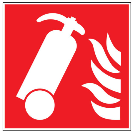 Pictogramme incendie  Extincteur sur roue