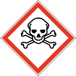 Pictogramme normalisé GHS  Danger de mort