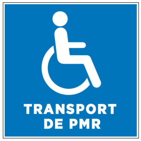 Pictogramme d'information  Transport de PMR