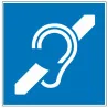 Pictogramme d'information Malentendant