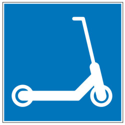 Pictogramme d'information  Trottinette