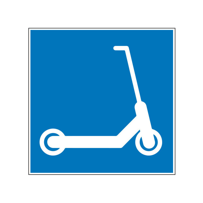 Pictogramme d'information  Trottinette