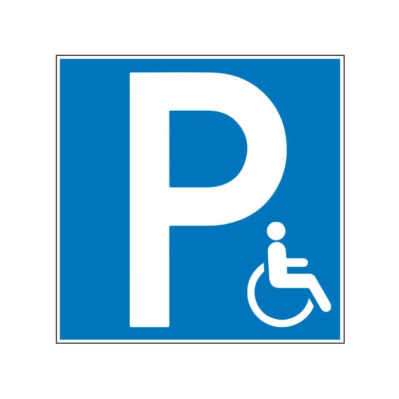 Pictogramme d'information Parking réservé aux PMR