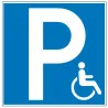 Pictogramme d'information Parking réservé aux PMR