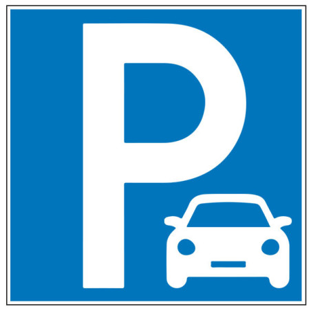 Pictogramme d'information  Parking voiture