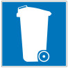 Pictogramme d'information  Poubelle
