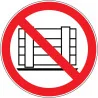Pictogramme d'interdiction Ne pas obstruer
