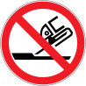 Pictogramme d'interdiction  Ne pas utiliser pour rectification plane