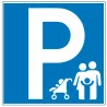 Pictogramme d'information Parking réservé aux familles