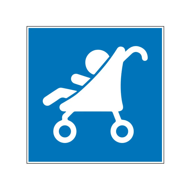 Pictogramme d'information Poussette