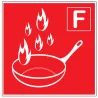 Panneau consigne extincteur Classe de feu F