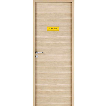 Plaque de porte  LOCAL TGBT  Etiquette gravoply