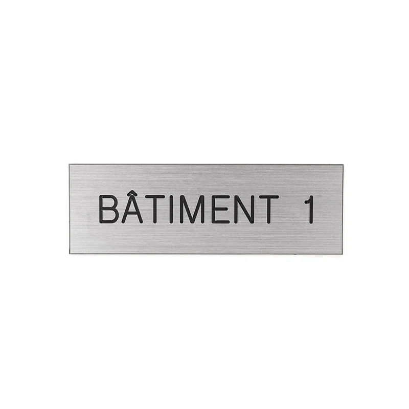 Plaque de porte BATIMENT 1