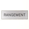 Plaque de porte RANGEMENT Etiquette gravoply
