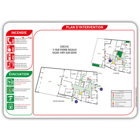 Sécurité incendie Plan d'intervention sur Forex