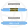 Repérage de tuyauterie Désenfumage reperage marqueur tuyauterie vinyle
