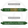 Repérage de tuyauterie Eau de chauffage boucle reperage marqueur tuyauterie vinyle