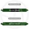 Repérage de tuyauterie Eau de forage reperage marqueur tuyauterie vinyle