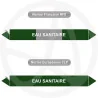 Repérage de tuyauterie Eau sanitaire reperage marqueur tuyauterie vinyle