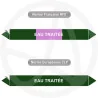 Repérage de tuyauterie Eau traitée reperage marqueur tuyauterie vinyle
