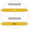 Repérage de tuyauterie Atal reperage marqueur tuyauterie vinyle