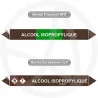Repérage de tuyauterie Alcool isoprophylique reperage marqueur tuyauterie vinyle