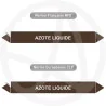 Repérage de tuyauterie Azote liquide reperage marqueur tuyauterie vinyle