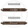 Repérage de tuyauterie Floculant reperage marqueur tuyauterie vinyle