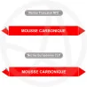 Repérage de tuyauterie Mousse carbonique reperage marqueur tuyauterie vinyle